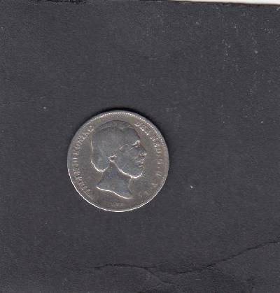 Beschrijving: 1/2 Gulden WILLEM III